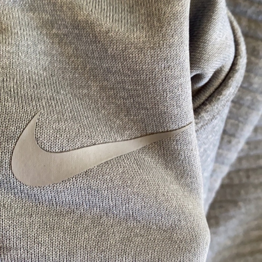 WOMENS MEDIUM NIKE FULL ZIP HOODIE JACKET TOP SHIRT GREY - Picture 3 of 6